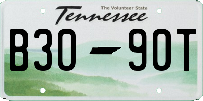 TN license plate B3090T