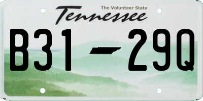 TN license plate B3129Q