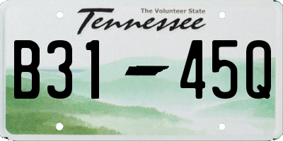 TN license plate B3145Q
