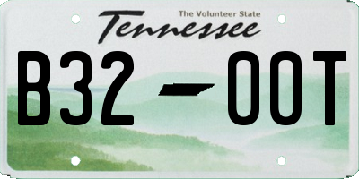 TN license plate B3200T