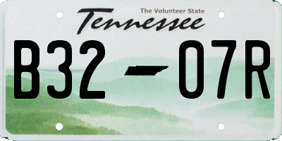 TN license plate B3207R