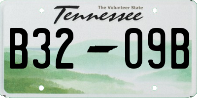 TN license plate B3209B