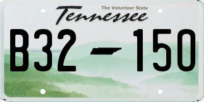 TN license plate B3215O