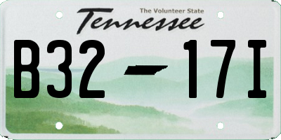TN license plate B3217I
