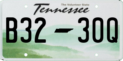 TN license plate B3230Q