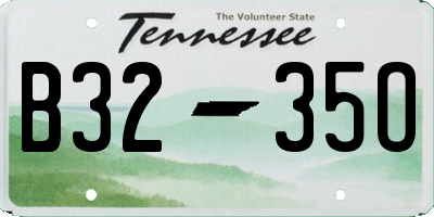 TN license plate B3235O