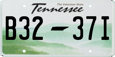 TN license plate B3237I