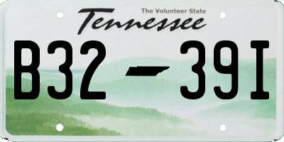 TN license plate B3239I