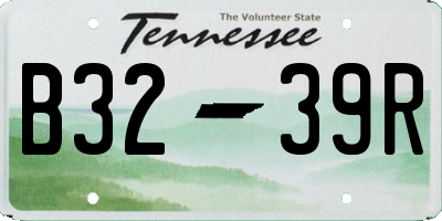 TN license plate B3239R