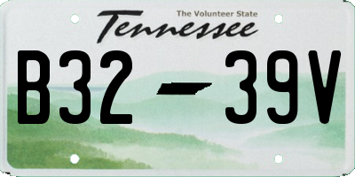 TN license plate B3239V