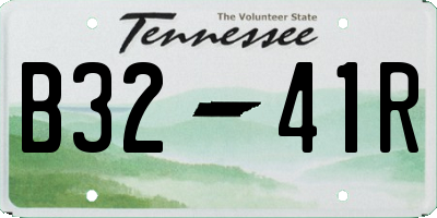 TN license plate B3241R