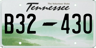 TN license plate B3243O