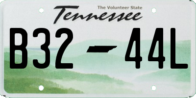 TN license plate B3244L