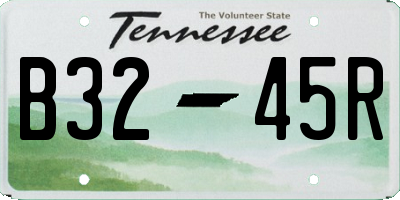 TN license plate B3245R
