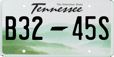 TN license plate B3245S