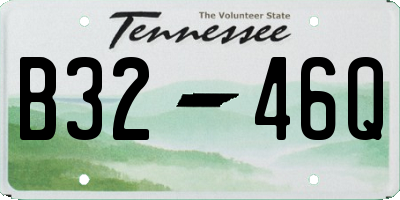 TN license plate B3246Q
