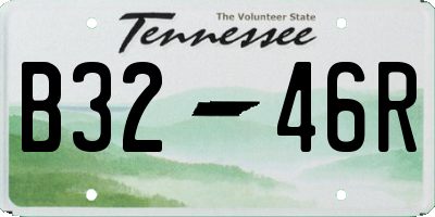 TN license plate B3246R