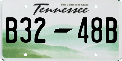 TN license plate B3248B