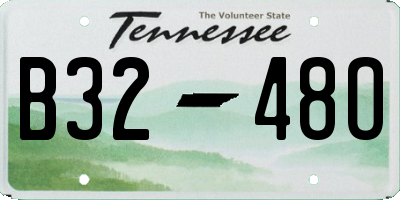 TN license plate B3248O