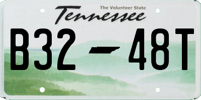 TN license plate B3248T