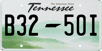 TN license plate B3250I