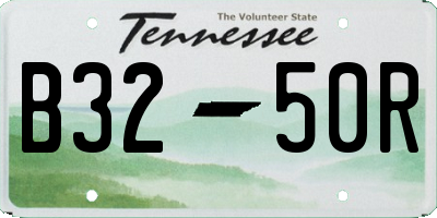 TN license plate B3250R