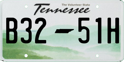 TN license plate B3251H