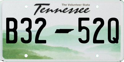 TN license plate B3252Q