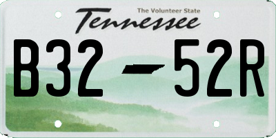 TN license plate B3252R
