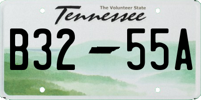 TN license plate B3255A