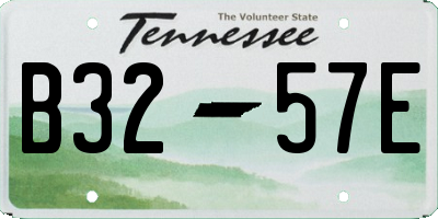TN license plate B3257E