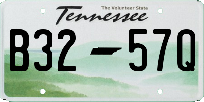 TN license plate B3257Q