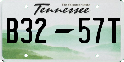 TN license plate B3257T