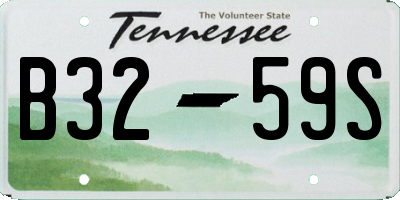 TN license plate B3259S