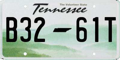 TN license plate B3261T