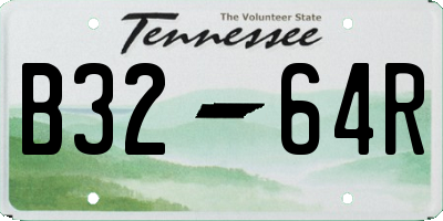 TN license plate B3264R