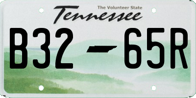 TN license plate B3265R