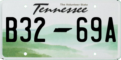 TN license plate B3269A