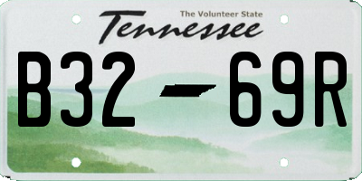 TN license plate B3269R