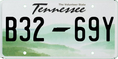TN license plate B3269Y