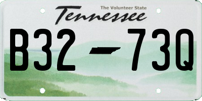 TN license plate B3273Q