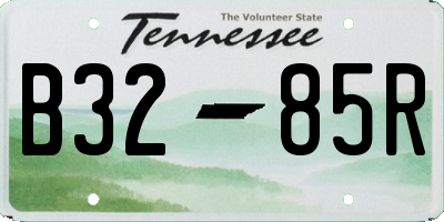 TN license plate B3285R