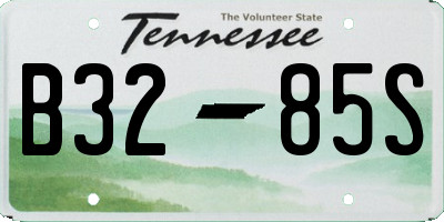 TN license plate B3285S