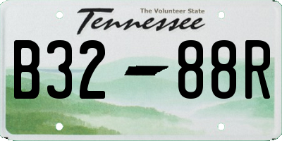 TN license plate B3288R