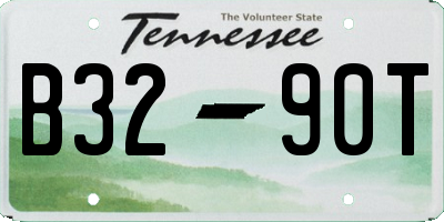 TN license plate B3290T