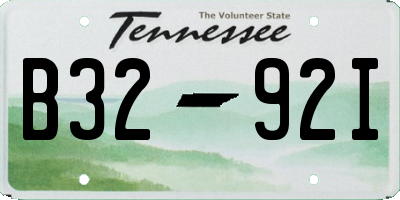 TN license plate B3292I