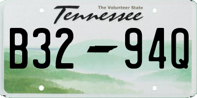 TN license plate B3294Q