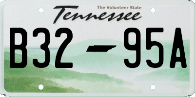 TN license plate B3295A