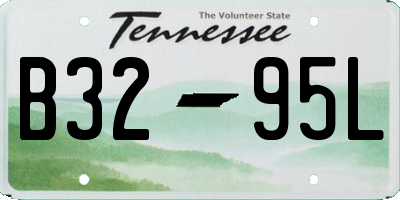 TN license plate B3295L