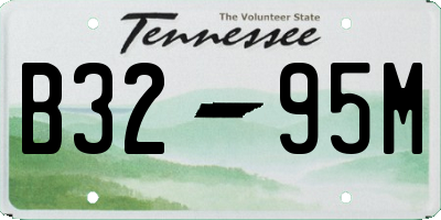 TN license plate B3295M